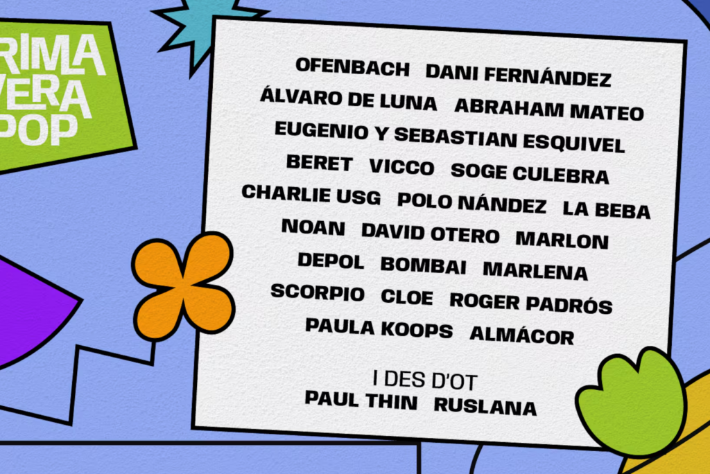 Artistas confirmados de Los 40 Primavera Pop 2024